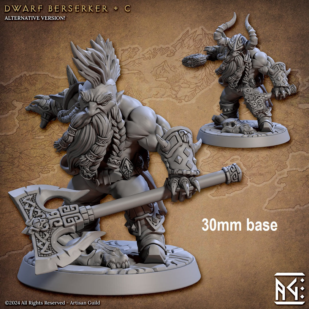 Dwarf Berserker (Base Sculpt C)