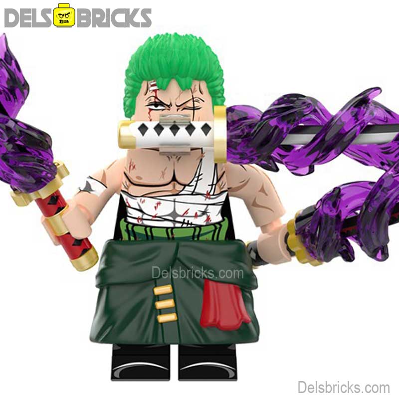 Roronoa Zoro from One Piece Lego Anime Minifigures Custom Toys 7