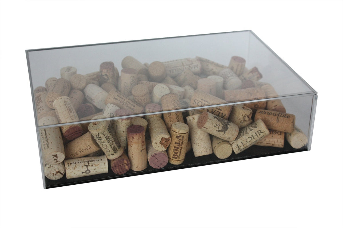 Bottlecap, Cork, or Ticket Stub Display Case with Wall Mounts (A051)