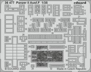 Eduard 36477 1/35 Armor- Panzer II Ausf F for ACY