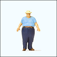 Preiser 28128 HO Scale Pedestrian -- XXL Man