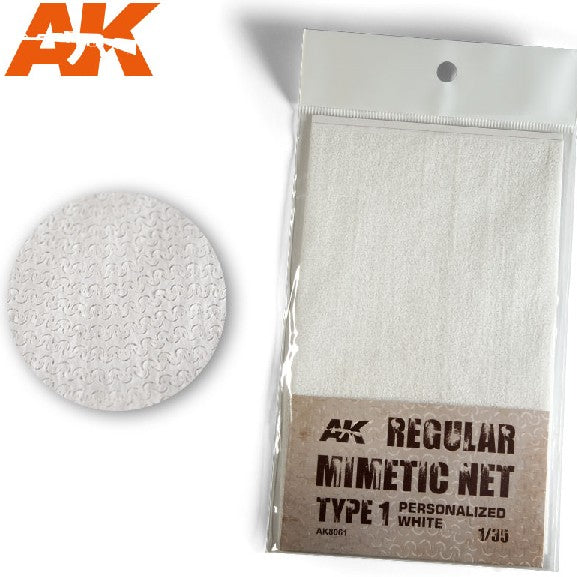 AK Interactive 8061 Camouflage Net Type 1 White