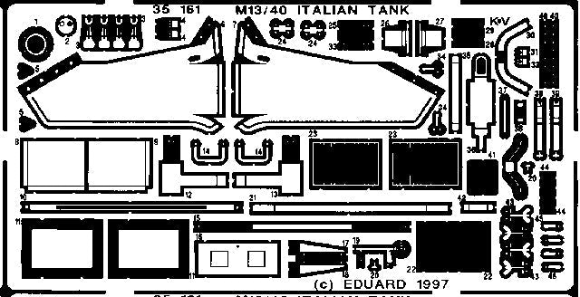 Eduard 35161 1/35 Armor- M13/40 for TAM