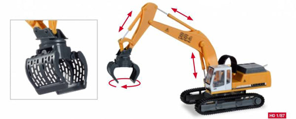 Herpa 308908 1/87 Scale Liebherr 954 Litronic Crawler Excavator