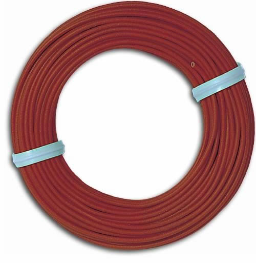 Busch 1794 A Scale Single-Conductor Wire -- Brown, 32'10" 10m