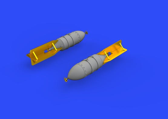 Eduard 648378 1/48 Aircraft- WWII FAB 500 Soviet Bombs (Photo-Etch & Resin)