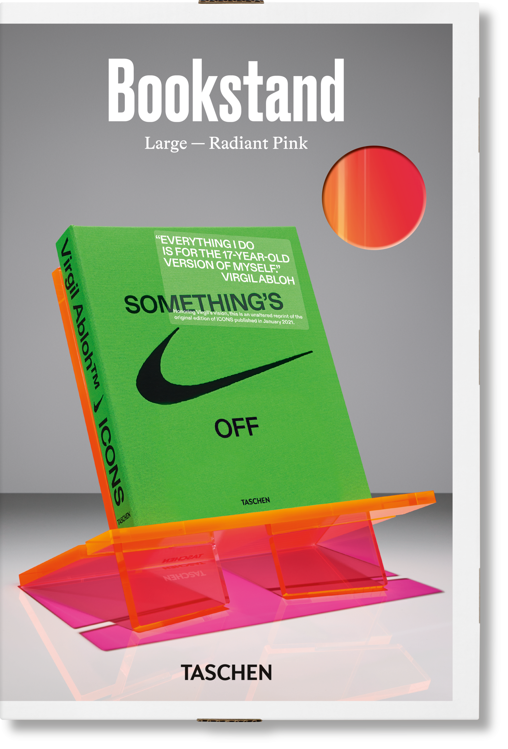 Bookstand. Large. Radiant Pink