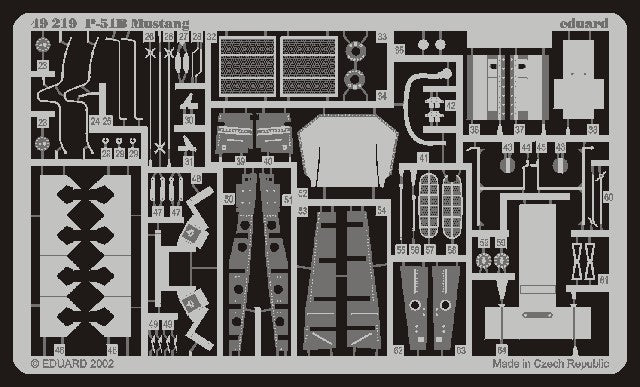 Eduard 49219 1/48 Aircraft- P51B for TAM (Painted)