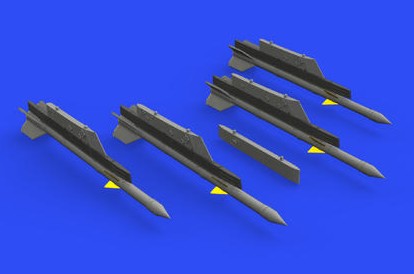 Eduard 672240 1/72 Aircraft- MiG21 R3R Missiles w/Pylons for EDU (Photo-Etch & R