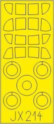 Eduard JX214 1/32 Mask Aircraft- Bu131D for ICM(D)