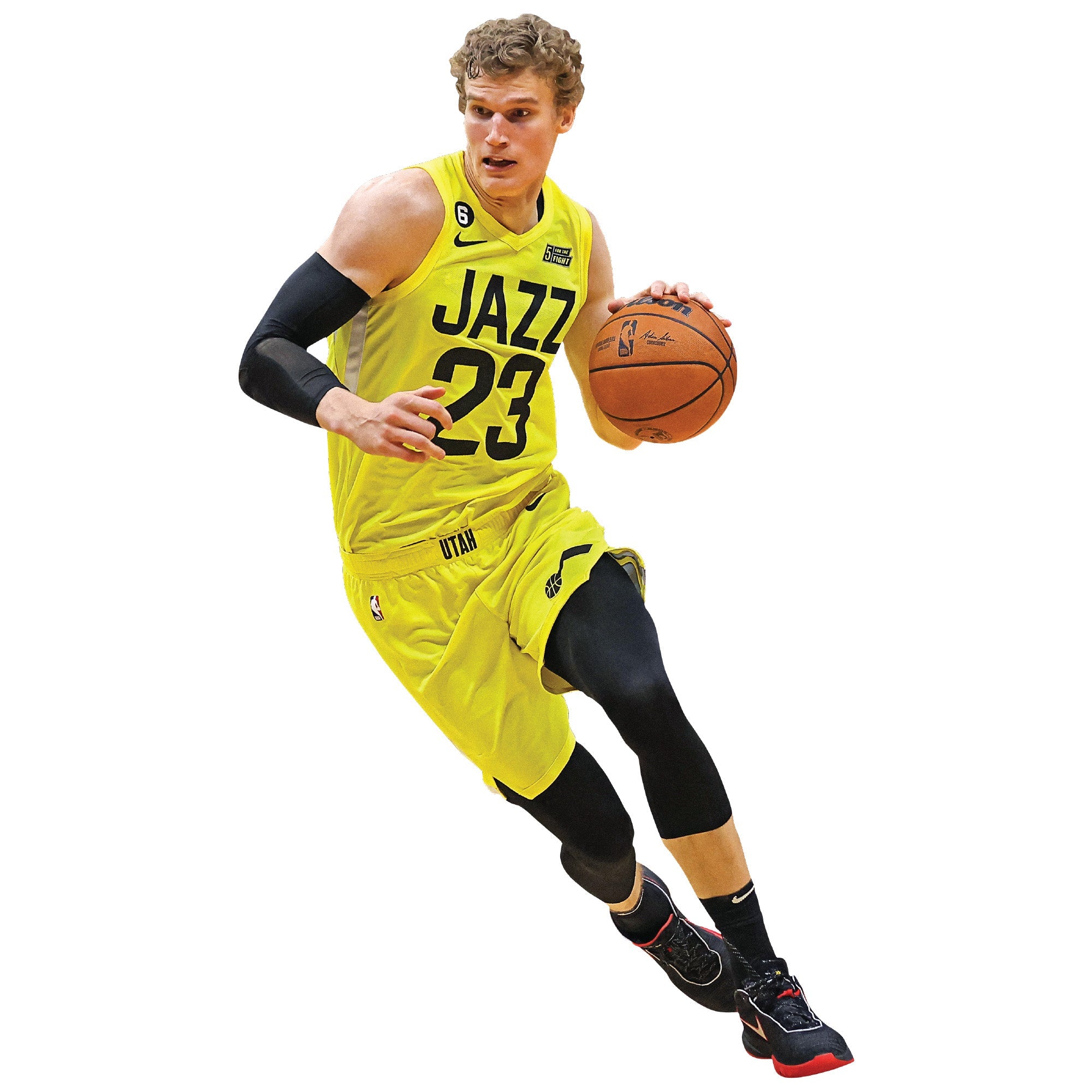 Lauri Markkanen - RealBig Collection - Official NBA - Utah Jazz - Reusable Vinyl Wall Decals