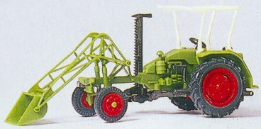 Preiser 17928 HO Scale Farm Machinery - Tractor -- Tool Carrier w/Fork Lift