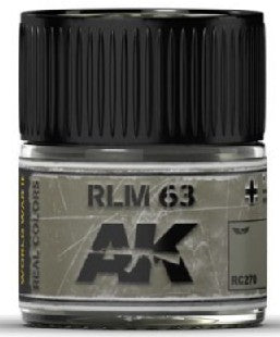 AK Interactive RC270 Real Colors: RLM63 Grey Acrylic Lacquer Paint 10ml Bottle