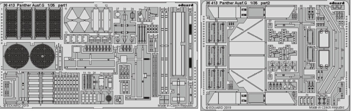 Eduard 36413 1/35 Armor- Panther Ausf G for ACY