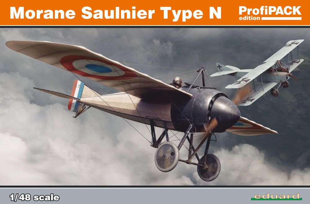 Eduard 8095 1/48 Morane Saulnier Type N Aircraft (Profi-Pack Plastic Kit)