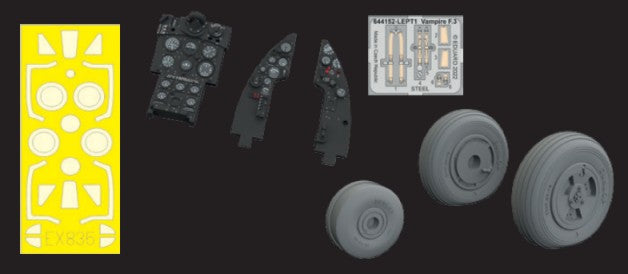 Eduard 644159 1/48 Aircraft- Vampire F3 LooKplus for ARX (Mask, Photo-Etch & Res