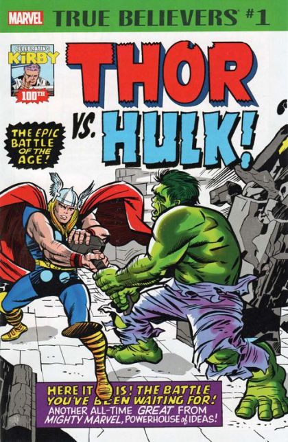 True Believers: Kirby 100th: Thor Vs Hulk #1 #1 (Marvel, 2017)