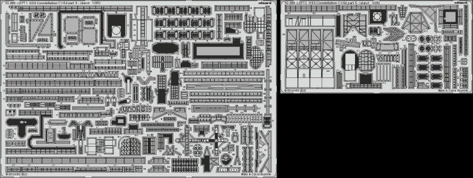 Eduard 53285 1/350 Ship- USS Constellation CV64 Part 5 Island for TSM