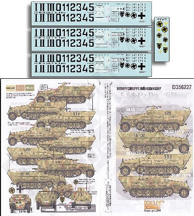 Echelon Decals 356227 1/35 5. SSPzDiv Wiking Sdkfz 251 Ausf D Generics