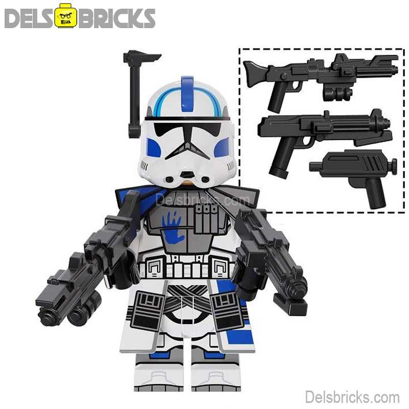 Echo 501st Legion Clone trooper Phase 2 Lego Minifigures Custom Toys 1