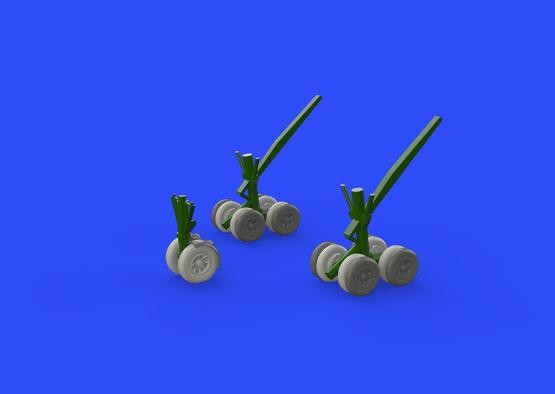 Eduard 672143 1/72 Aircraft-Victor Wheels for ARX (Resin)