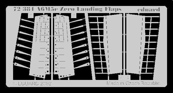 Eduard 72384 1/72 Aircraft- A6M5 Zero Landing Flaps for HSG