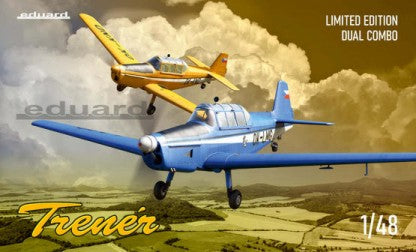 Eduard 11152 1/48 Zlin Z226M/MS/T/B Two-Seater Trainer Aircraft Dual Combo (Kit)
