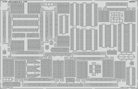 Eduard 53267 1/350 Ship- USS Langley AV3 for TSM (D)