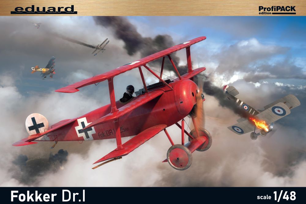 Eduard 8162 1/48 Fokker Dr I German Triplane Fighter (Profi-Pack Plastic Kit)