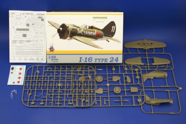 Eduard 8468 1/48 I16 Type 24 Fighter 72.SAP Northern Fleet 1941 (Wkd Edition Plastic Kit)