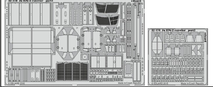 Eduard 32378 1/32 Aircraft- Ju87G2 Exterior for TSM