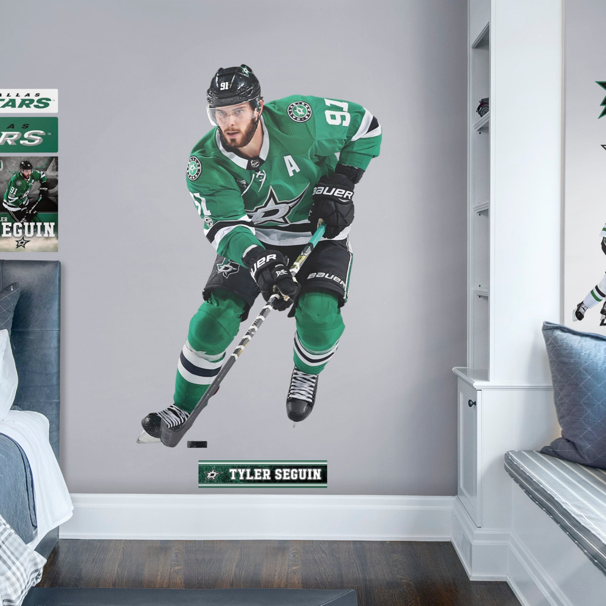 Tyler Seguin - RealBig Collection - Official NHL - Dallas Stars - Reusable Vinyl Wall Decals #1