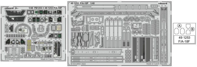 Eduard 491253 1/48 Aircraft- F/A18F for MGK (Painted)