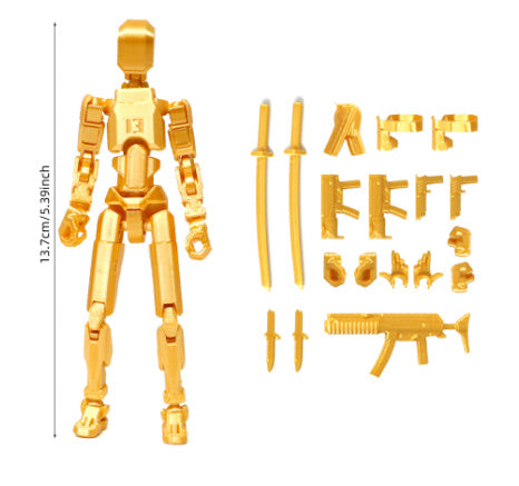Movable Shapeshift Robot 2.0 – 3D Printed Action Model Toy