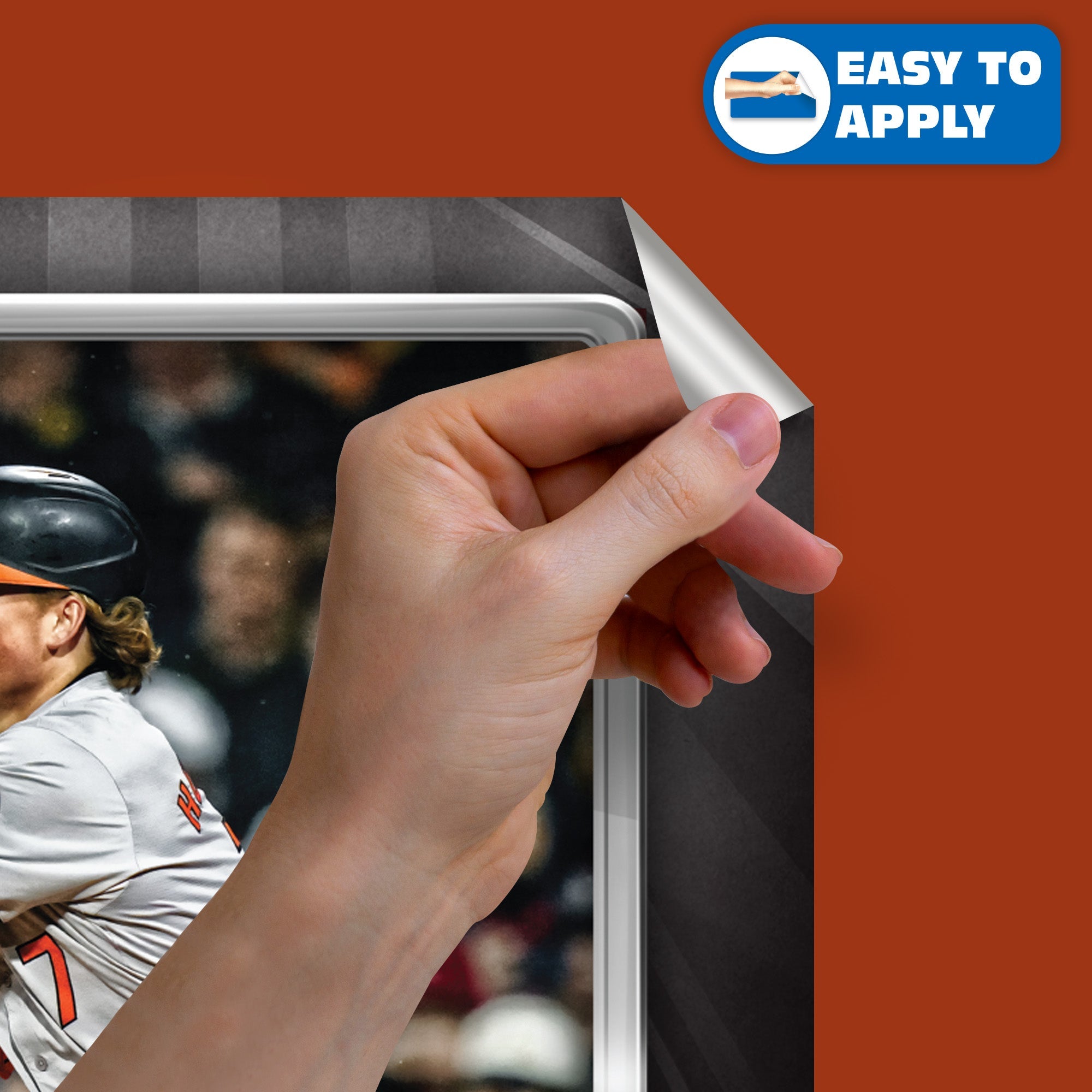 Jackson Holliday - RealBig Collection - Official MLB - Baltimore Orioles - Reusable Vinyl Wall Decals