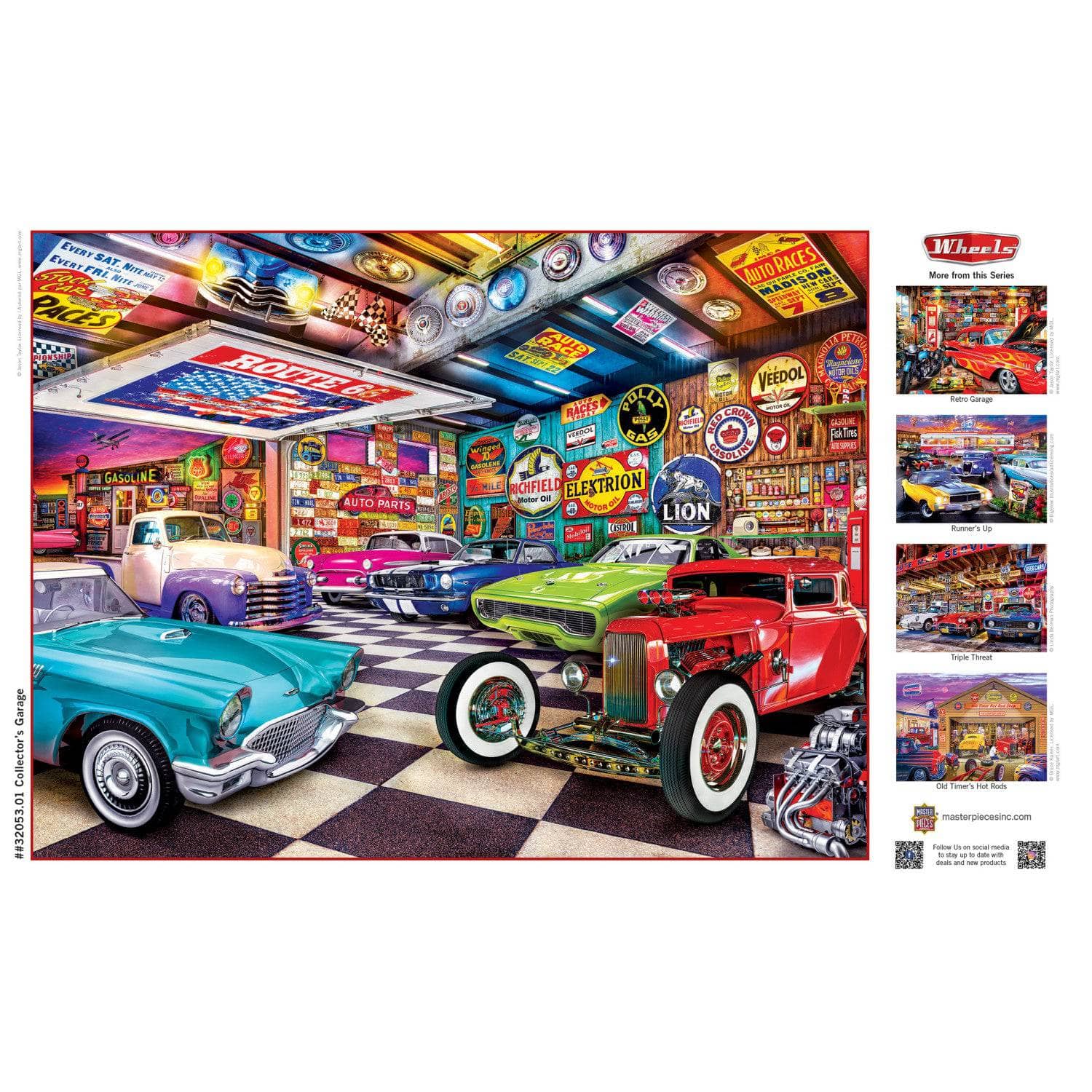 Wheels - Collector's Garage 750 Piece Jigsaw Puzzle