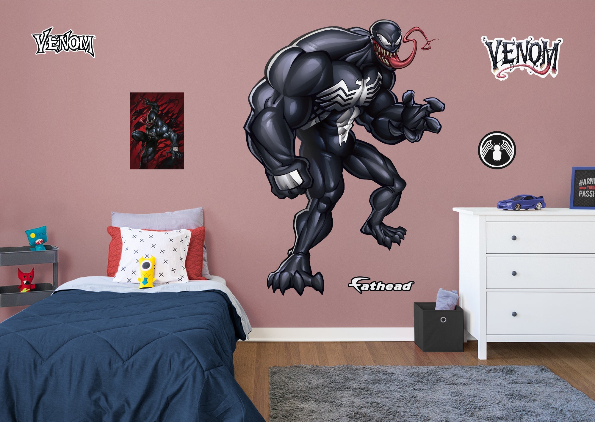 Venom: Venom Retro RealBig - Officially Licensed Marvel Removable Adhesive Decal