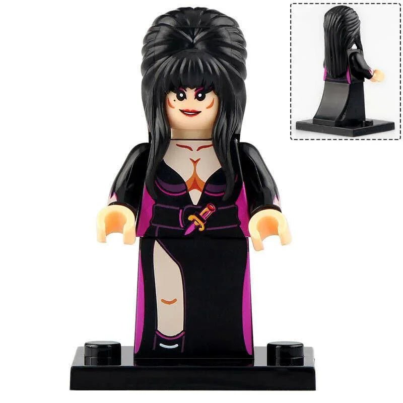 Elvira Mistress of the Dark Lego Minifigures Custom Horror Toys