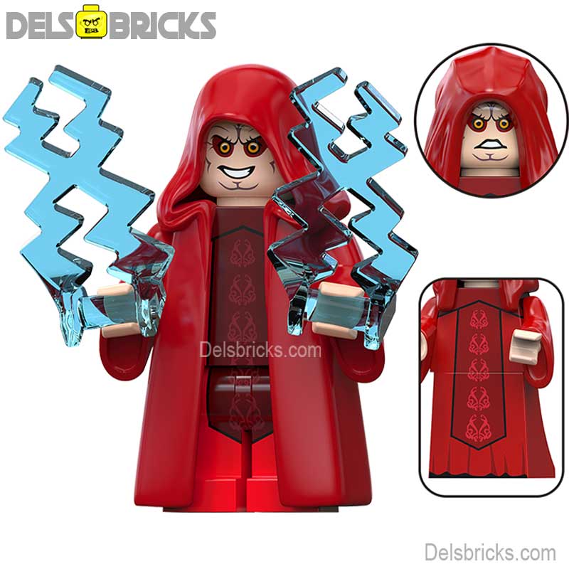 Emperor Palpatine Star wars Lego Minifigures custom Toys 3