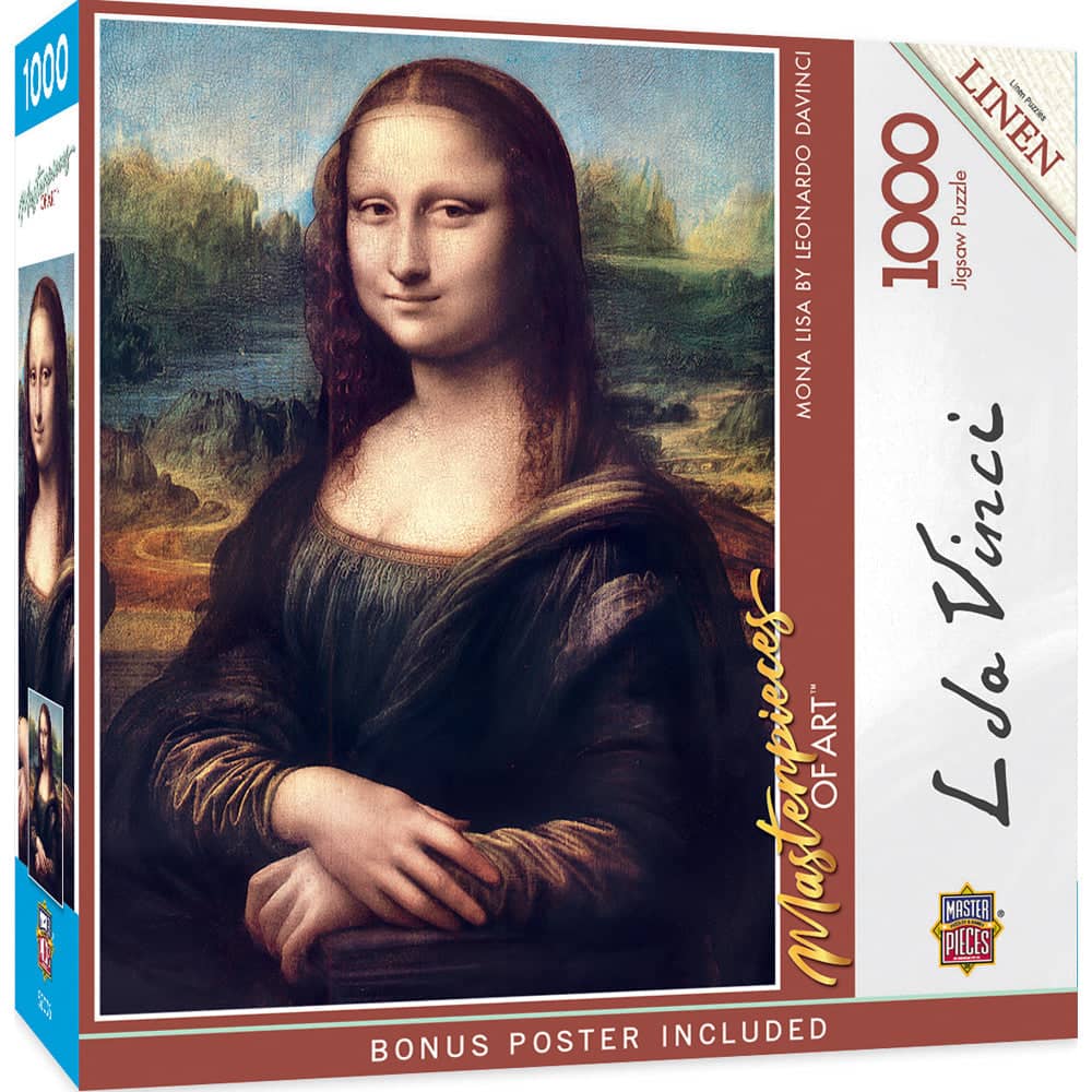 MasterPieces of Art - Mona Lisa 1000 Piece Jigsaw Puzzle