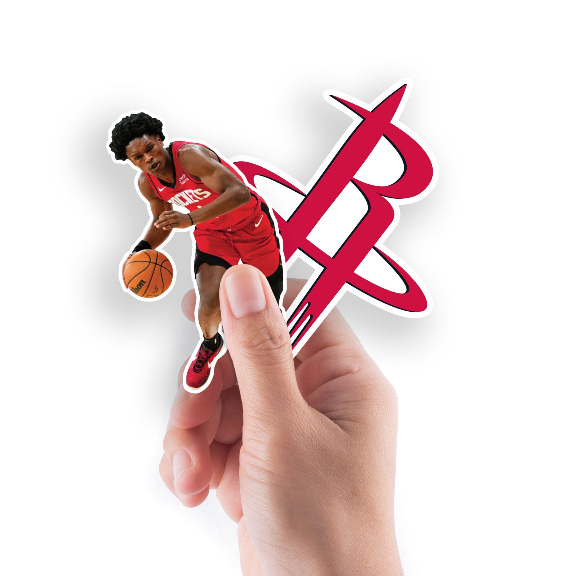 Amen Thompson - 5 Minis (Mixed Sizes) - Official NBA - Houston Rockets - Reusable Vinyl Decals