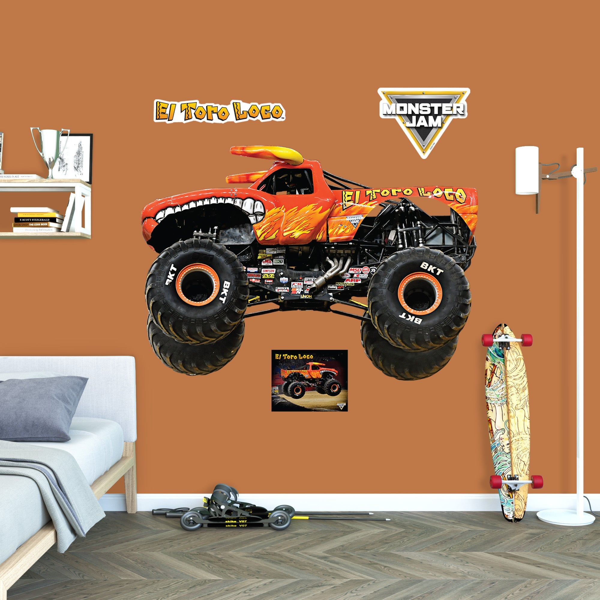 El Toro Loco - RealBig Collection - Official Monster Jam - Reusable Vinyl Wall Decals #2