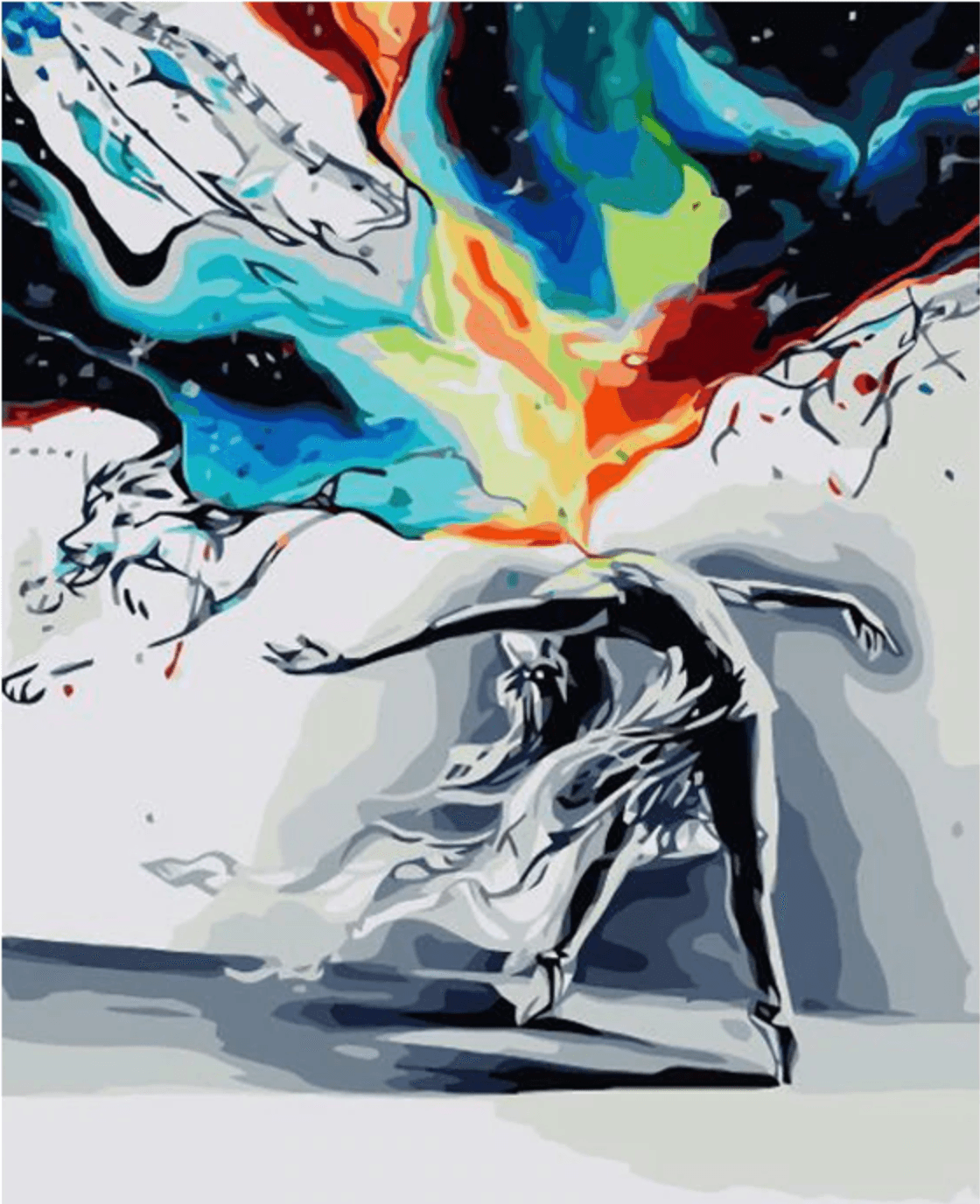 Explosive Ballet Dancer