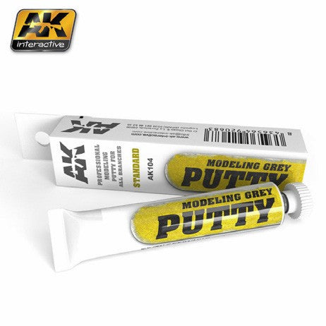 AK Interactive 104 Grey Acrylic Modeling Standard Putty 20ml Tube