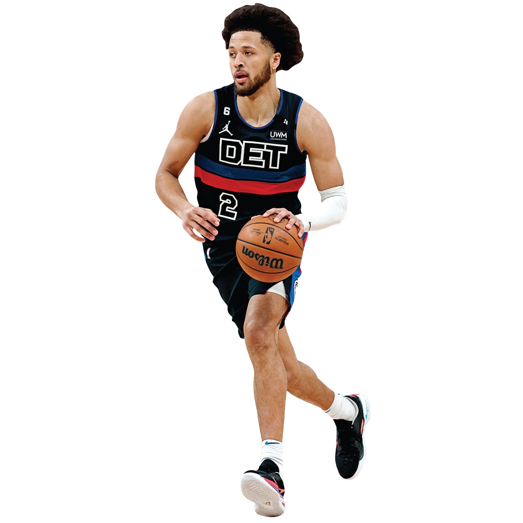 Cade Cunningham City Jersey - RealBig Collection - Official NBA - Detroit Pistons - Reusable Vinyl Wall Decals #1
