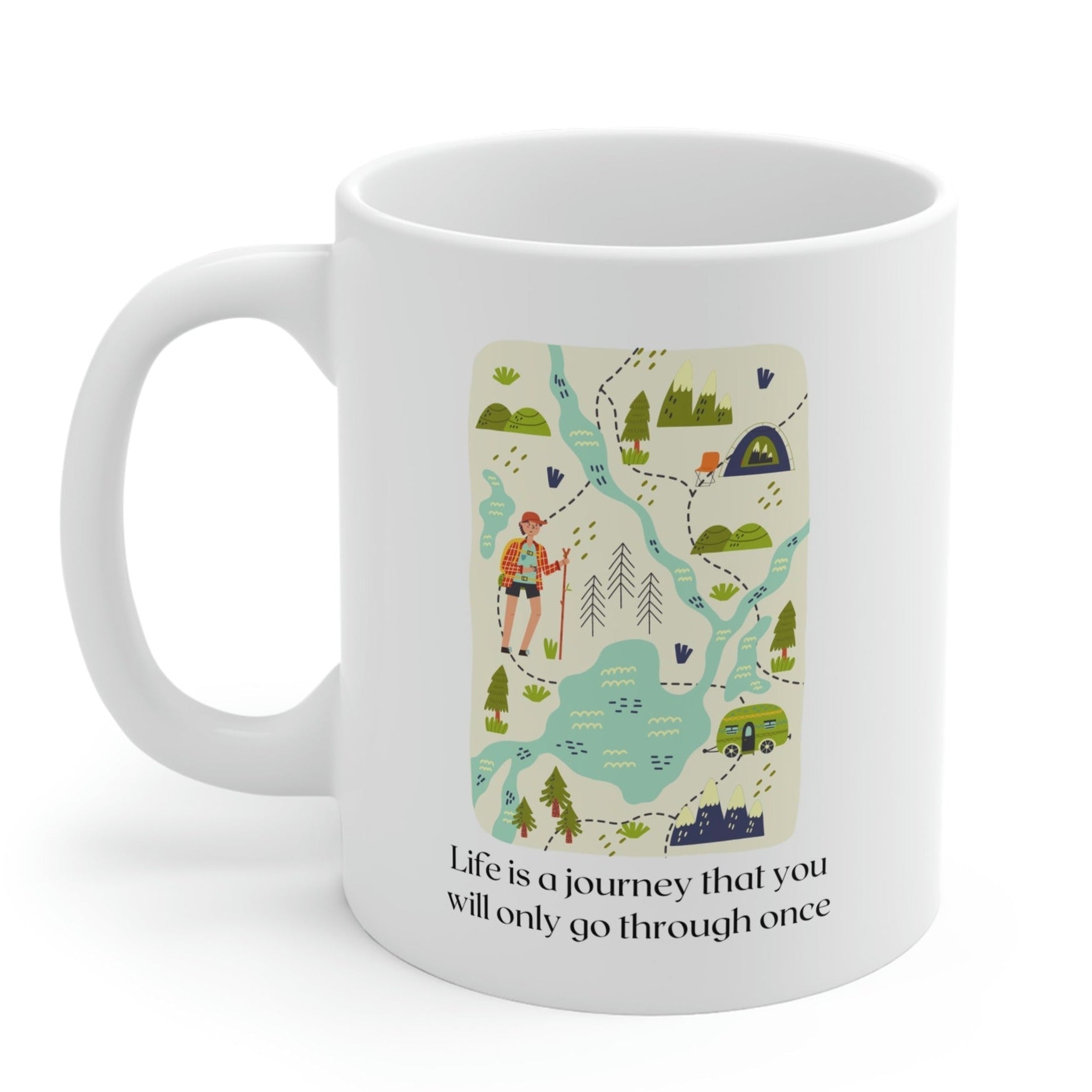 Life is a Journey Coffee Tea Mug