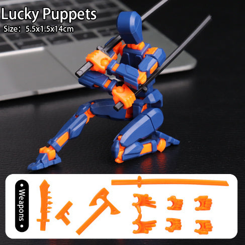 Movable Shapeshift Robot 2.0 – 3D Printed Action Model Toy