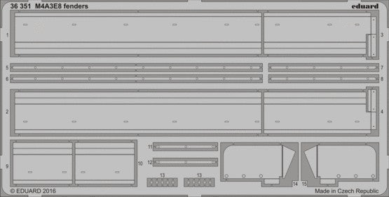 Eduard 36351 1/35 Armor- M4A3E38 Fenders for ITA