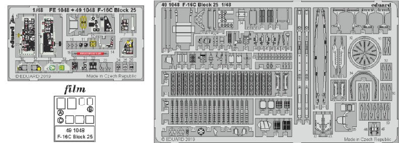 Eduard 491048 1/48 Aircraft- F16C Block 25 for TAM (Painted)