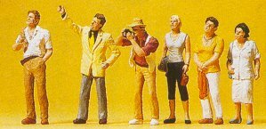Preiser 10467 HO Scale Spectators -- Sightseers